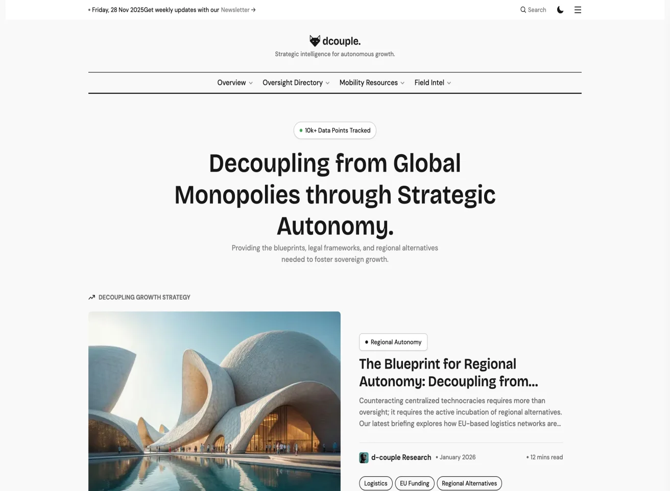 D-couple — Strategic intelligence for autonomous growth